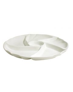 5+1 Round Compartment Plate