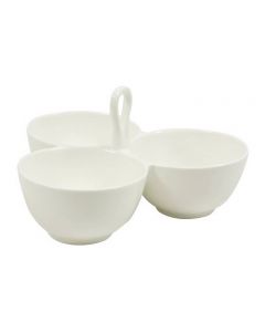 3 Compartment Bowl With Handle