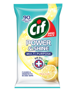 Cif Power&Shine Multi-Purpose Wipes 90pcs